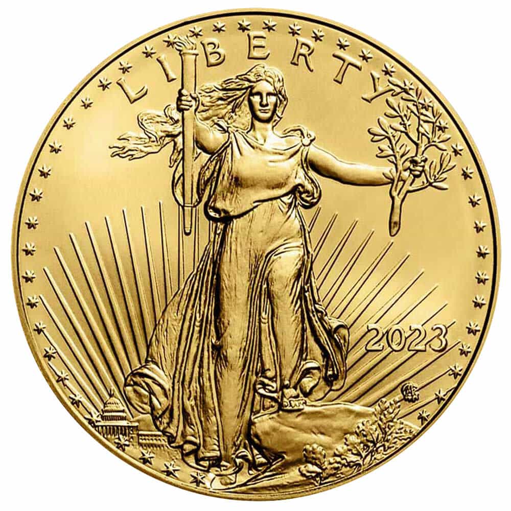 GOLD AMERICAN EAGLE 1