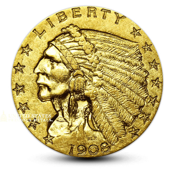 INDIAN HEAD GOLD QUARTER EAGLE 2