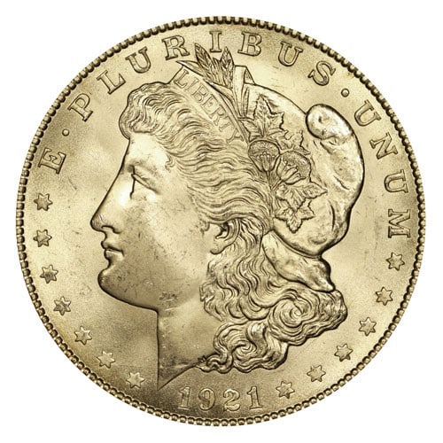 1921 MORGAN SILVER DOLLAR