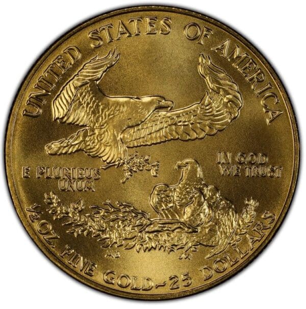 1986 $25 GOLD AMERICAN EAGLE-2