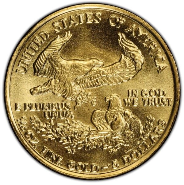 1986 $5 GOLD AMERICAN EAGLE-2