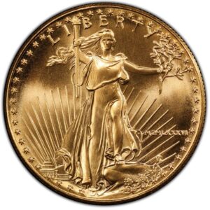 1986 $50 GOLD AMERICAN EAGLE