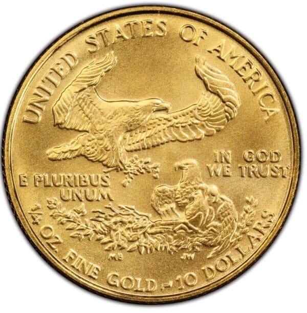 1987 $10 GOLD AMERICAN EAGLE-2