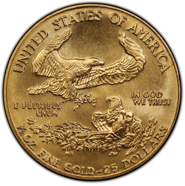 1987 $25 GOLD AMERICAN EAGLE-2