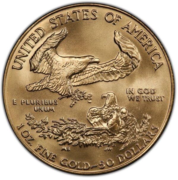 1987 $50 GOLD AMERICAN EAGLE-2