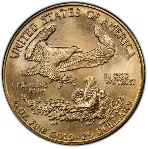 1988 $25 GOLD AMERICAN EAGLE-2