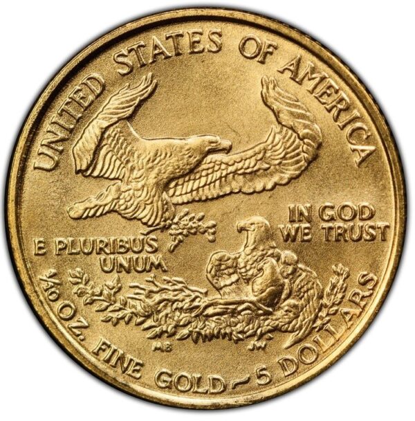 1988 $5 GOLD AMERICAN EAGLE-2