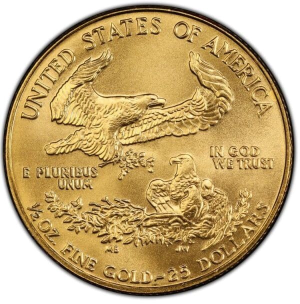 1989 $25 GOLD AMERICAN EAGLE-2