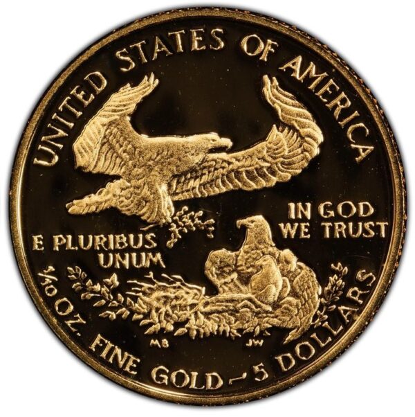 1989 $5 GOLD AMERICAN EAGLE-2