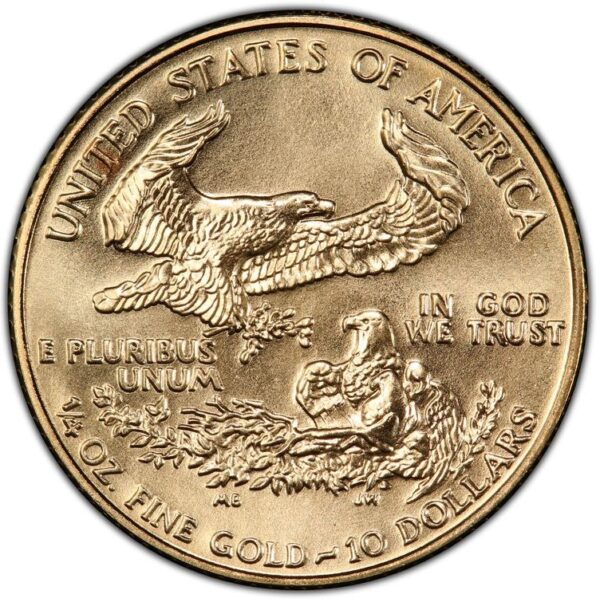 1990 $10 GOLD AMERICAN EAGLE-2