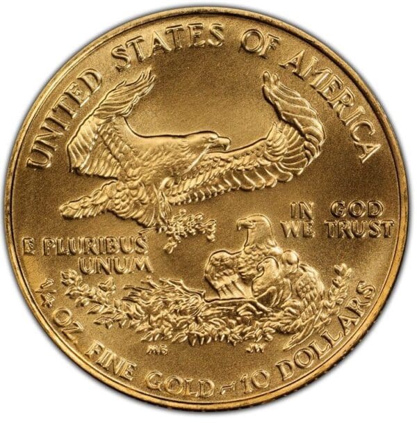 1991 $10 GOLD AMERICAN EAGLE-2