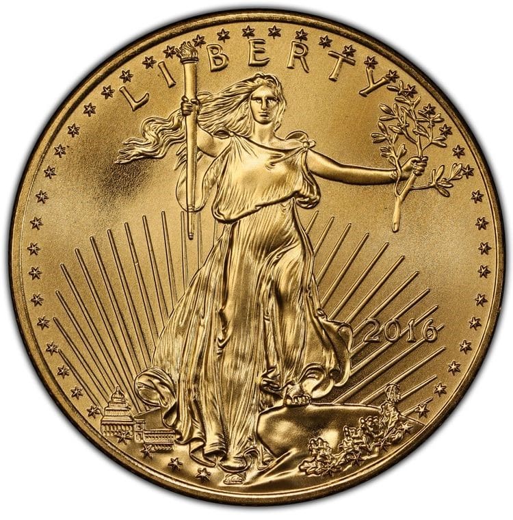 2016 $25 Gold American Eagle