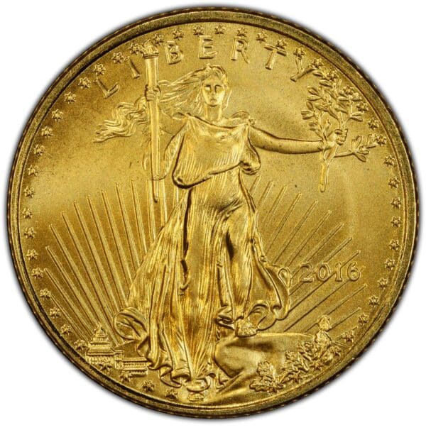 2016 $5 GOLD AMERICAN EAGLE