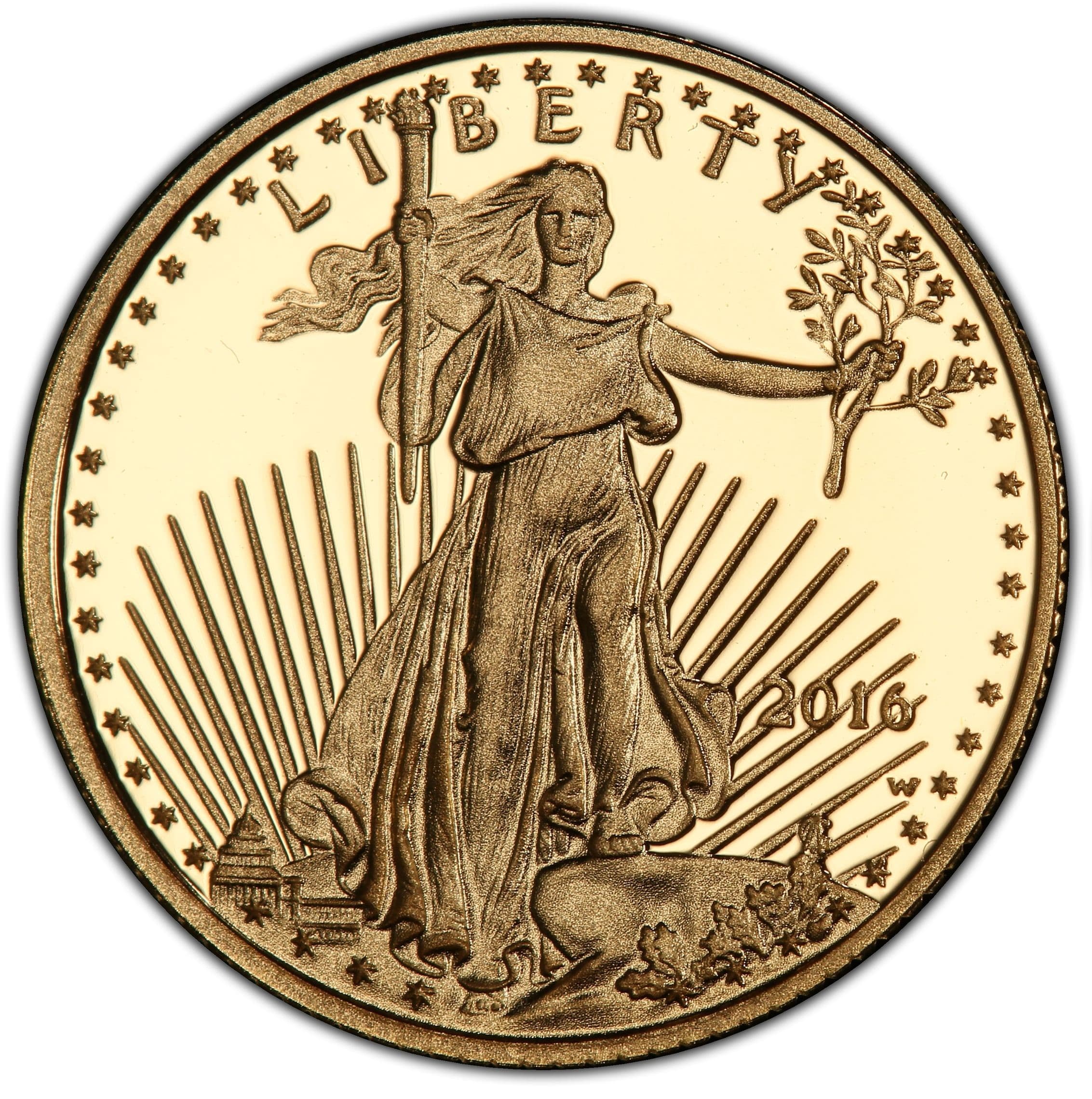 2016-W $5 GOLD AMERICAN EAGLE