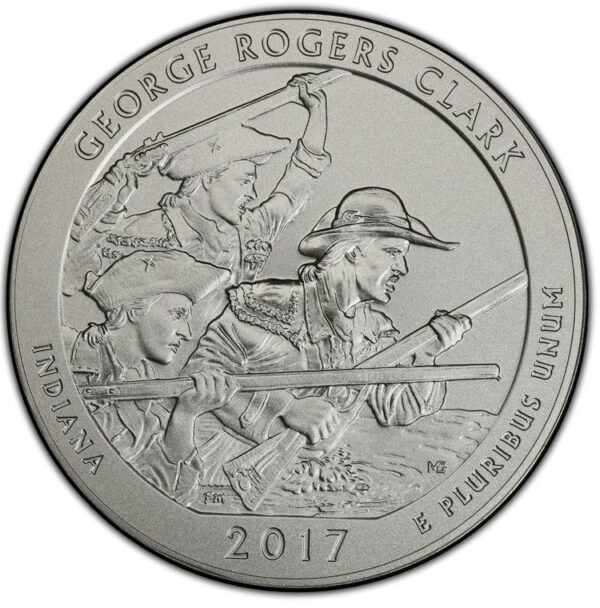 2017 America the Beautiful 5 oz. Silver - George Rogers Clark1