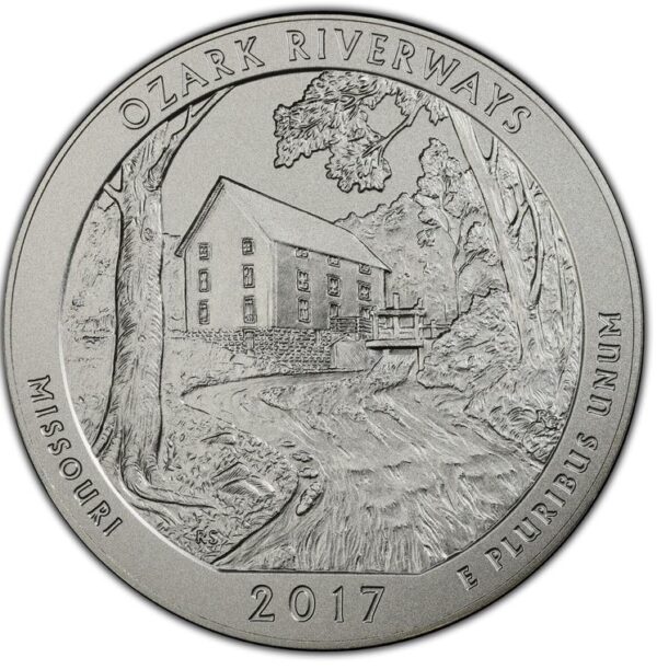 2017 America the Beautiful 5 oz. Silver - Ozark Riverways2