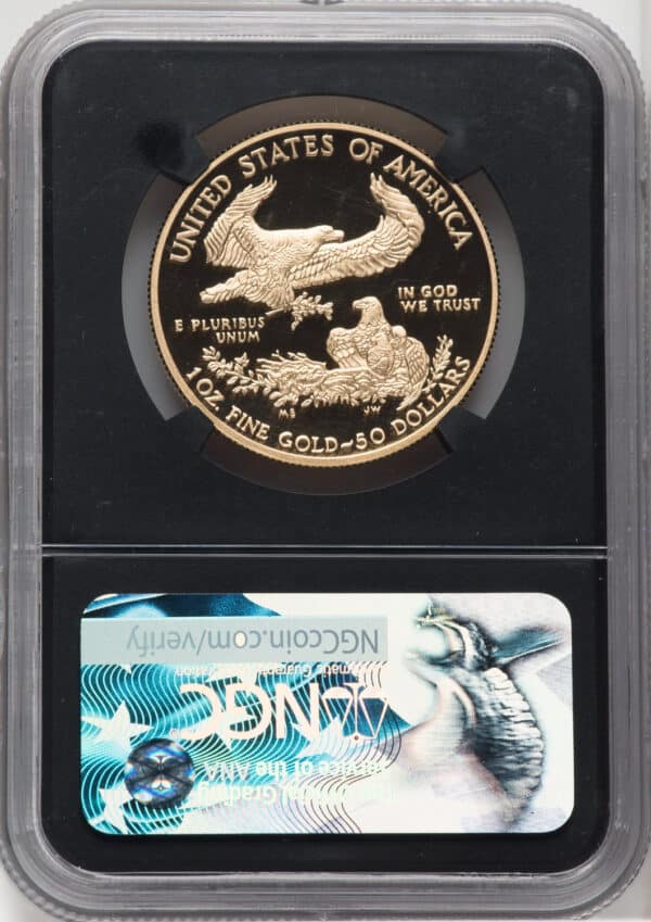 2017-W $50 GOLD AMERICAN EAGLE PROOF NGC PF70-2