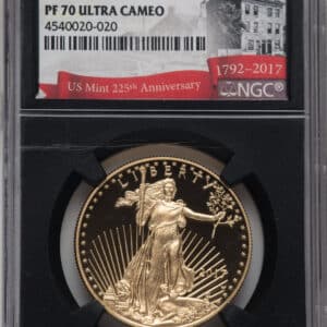 2017-W $50 GOLD AMERICAN EAGLE PROOF NGC PF70