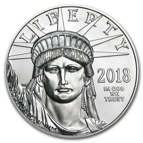 2018 $100 PLATINUM AMERICAN EAGLE – BU