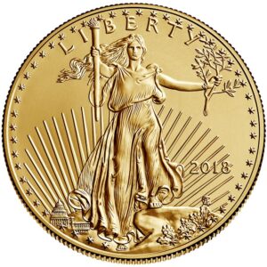 2018 $25 GOLD AMERICAN EAGLE BU-1