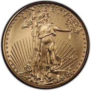 2019 $5 GOLD AMERICAN EAGLE – NGC MS69