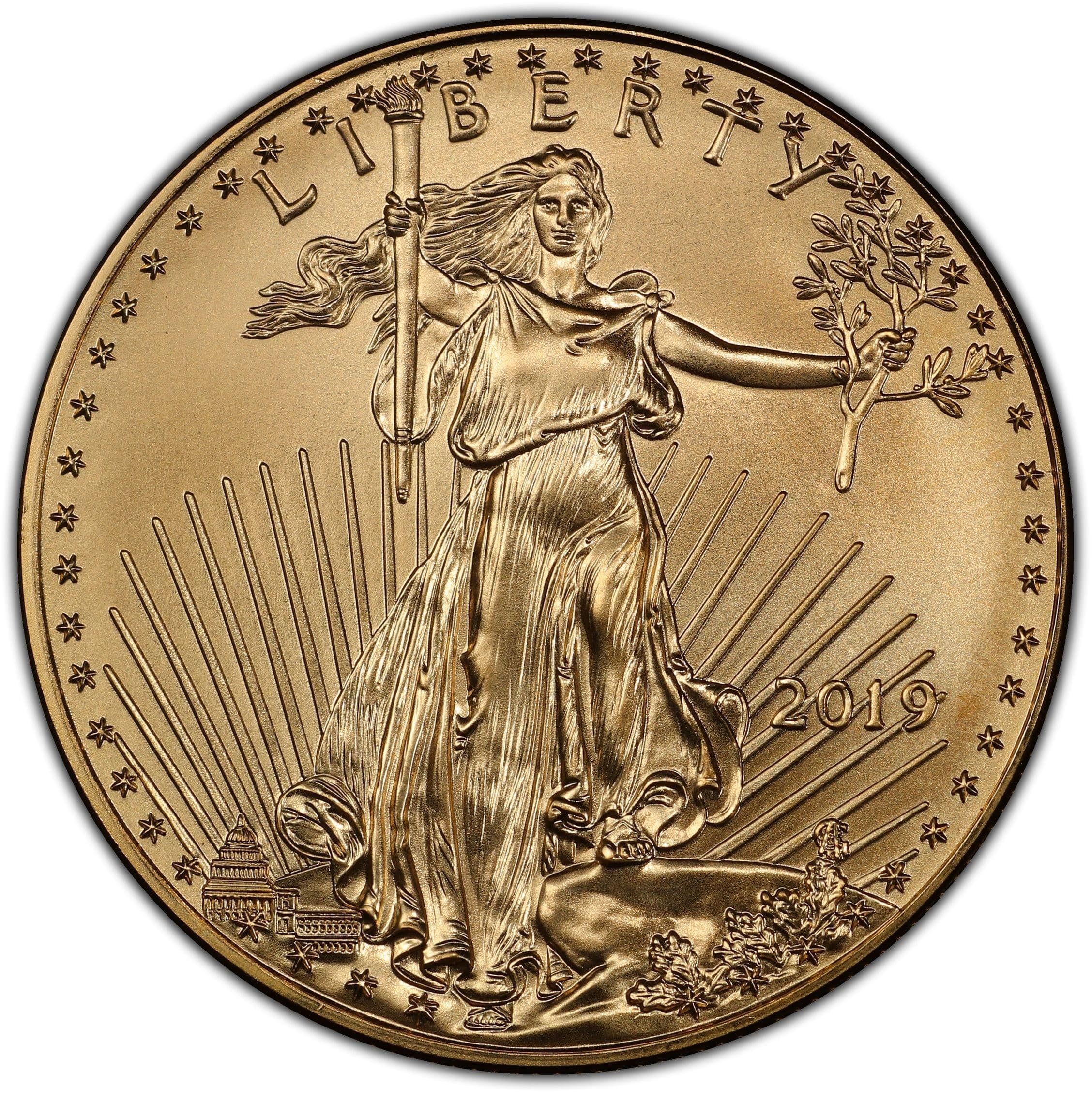 2019 $50 GOLD AMERICAN EAGLE – NGC MS69