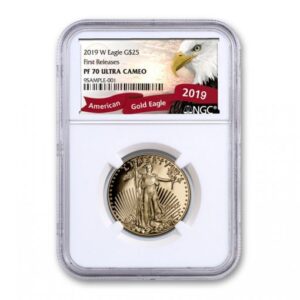 2019-W $25 GOLD AMERICAN EAGLE PROOF – NGC PF70