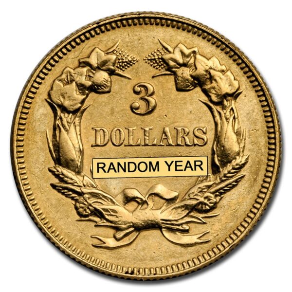 $3 GOLD PRINCESS – RANDOM YEAR-2